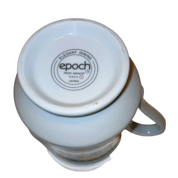 Epoch Elegant Dining Creamer & Sugar Set in Park Manor Pattern #6502 - Picture 6 of 8
